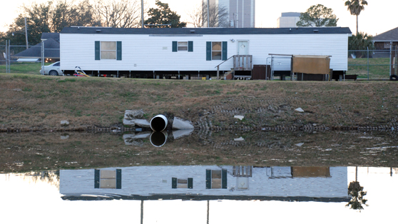 Typical Jefferson Parish canal.